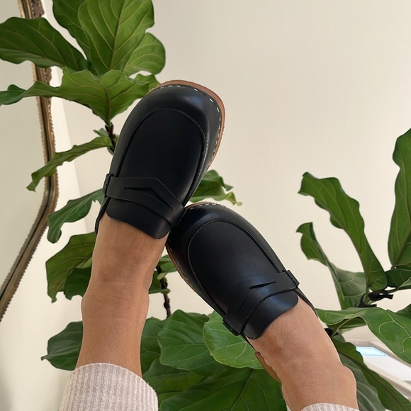 Swedish Hasbeens NWT Black Loafer Black A Classic Clog NWT 🌈 - Picture 6 of 10